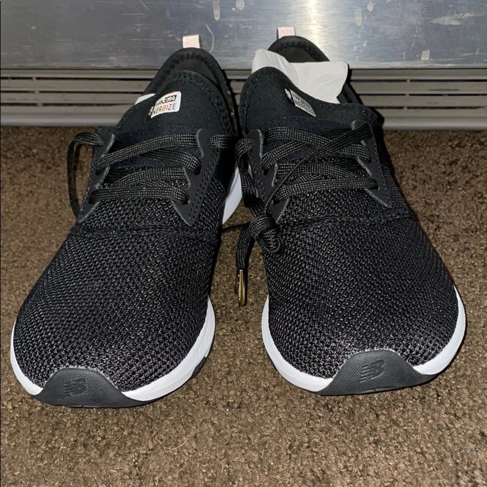 Black cheetah new balance sneakers size 8.5